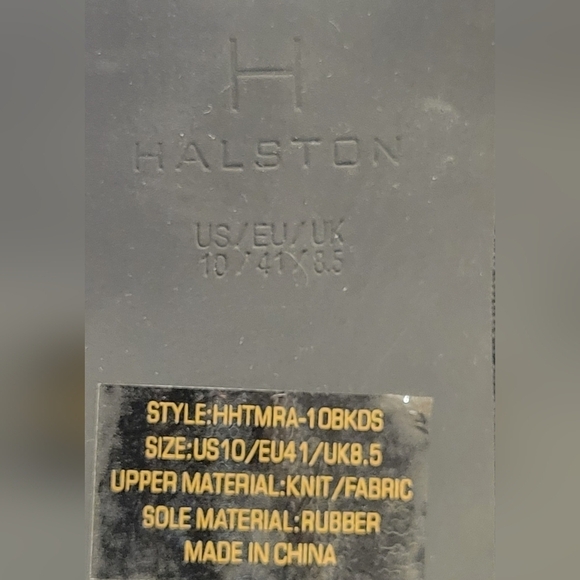 Halston Tamara Knit black Stiletto Boot Size 10 - Picture 5 of 9